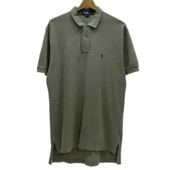 POLO by RALPH LAUREN　ポロシャツ　90s vintage　90年代　半袖　トップス　ハーフボタン　無地　ワンポイント　ブランドロゴ　スモールポニー　刺しゅう　古着