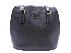 NINA RICCI ニナリッチ ヴィンテージ レザー ショルダー バッグ 黒 ■■ レディース