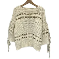 ZARA　半袖セーター　ローゲージニット　無地　レイヤード　ラウンドネック　ショートスリーブ　セーター　マニッシュ系　モード　古着