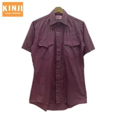 Levi's　チェックシャツ　80s vintage　80年代　半袖　シャツ　トップス　レギュラーカラー　胸ポケット　ウエスタン　スナップボタン　スモールe　アメカジ　古着