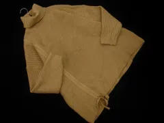 Rope Picnic ロペピクニック リボン タートルネック ワイド幅 ニット セーター size38/ベージュ ◇■ レディース