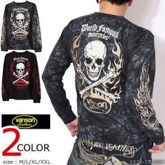 VANSON SUZUKI HAYABUSA 半袖TEE SMV-2501 半袖Tシャツ バンソン