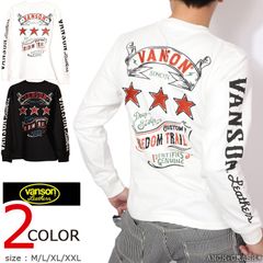 新品 Vanson Star Long T BK M - メルカリ