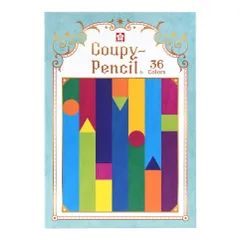 サクラクレパス クーピーペンシル 36色セット ブック型ケース入
