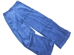 UNIQLO ユニクロ C シー コーデュロイ ワイド パンツ size61/青 ◇■ レディース