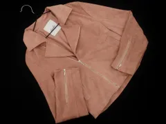 美品 dazzlin ダズリン スウェード調 ライダースジャケット sizeS/ピンク ◇■ レディース