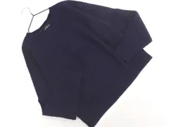 green label relaxing グリーンレーベルリラクシング ユナイテッドアローズ ウール混 ニット セーター 紺 ◇■ レディース