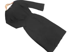 UNIQLO C ユニクロ シー ウール100% ロング ニット ワンピース sizeM/黒 ◇■ レディース