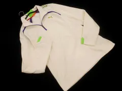 PUMA プーマ 裏起毛 ハーフジップ プルオーバー トレーニングウェア カットソー sizeM/白 ◇■ メンズ