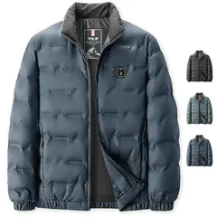 メンズ 中綿ジャケット キルティングジャケット 保温 ビジネス 防寒着 暖か 秋物 秋冬 アウター 30代 40代 50代 60代