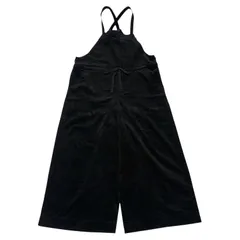 【studio CLIP／スタディオクリップ】 美品 コーデュロイ サロペット ブラック ワンサイズ