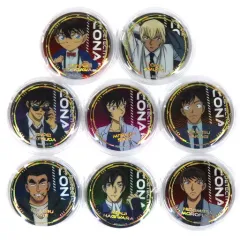 【中古】バッジ・ピンズ 全8種セット 「名探偵コナン カプセル缶バッジ＆カバー Vol.2」