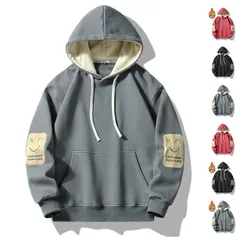 メンズ 長袖パーカー トップス プルオーバーパーカー パーカー 秋 裏ボア 裏起毛 薄手 厚手 秋冬 秋物