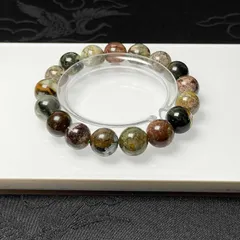 天然石★【千層ガーデンクォーツ】★ 庭園水晶ブレスレット パワーストーン 天然石A 11.7-12.7mm ZB9803