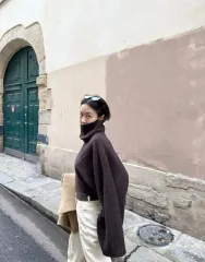 CHUU仁兎なずな ケープ 新作 58000