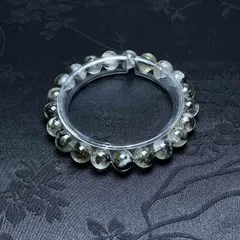 高級 EU製★ブルッカイトインクォーツ★パワーストーン アクセサリー ブルッカイト 天然石 お守り プレゼント  9.3-9.7mm ZB9807