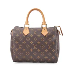 LOUIS VUITTON ルイヴィトン モノグラム モノグラム スピーディー25 ハンドバッグ ブラウン （ゴールド金具）ショルダーバッグ【中古】【送料無料】