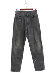 【お得なクーポン配布中!】 先染め 90s USA製 ★ リーバイス 550 ブラック デニム パンツ メンズ 29 30 古着 オールド ジーンズ ジーパン テーパード 750 ヒゲ アタリ