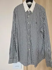 ポロ ラルフローレン ストライプ シャツ クラシックフィット ラージ