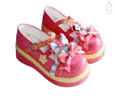 【送料無料】ロリータシューズ 厚底 ゴシック 甘辛 ギャル 学生 JK 少女 革靴 おしゃれ 2025新作 