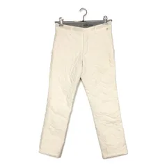 中古 メンズ アディダスゴルフ adidas GOLF パンツ 79cm 白 ホワイト 中綿入り キルティング