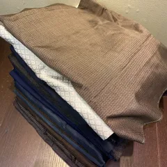 【まとめ売り】男物着物15 リメイク素材　ハンドメイド向け