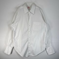 50s 60s air-fio ホワイトレーヨン ボーリングシャツ ギャバシャツ