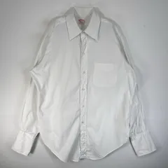 古着 50's～60's/50年代～60年代 ヴィンテージ ブルックスブラザーズ Brooks Brothers 長袖シャツ Makers カフス 6ボタン L  ホワイト 無地 メンズ
