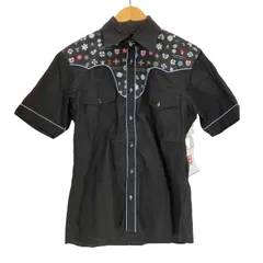 バーバリーブラックレーベル BURBERRY BLACK LABEL 総柄S/Sウエスタンシャツ メンズ JPN：2 