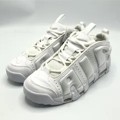 【中古】NIKE AIR MORE UPTEMPO Low Triple White スニーカー 27.5cm FZ3055-100 ホワイト ナイキ モアテン[10]
