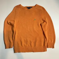 ポロ ラルフローレン オレンジ ニット セーター