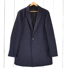 コムサメン COMME CA MEN 3つボタン シングル 段返り チェスターコート L ブラック 袖口3つ釦 春秋冬対応 07-17MR09 / 5TK038 【送料無料】【中古】【メンズビジネス】202511