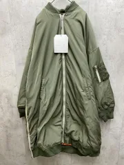 新品 treecafe ツリーカフェ アンティカ 【完売品】 ダウンのような暖かさ MA-1 ロング コート sizeF/カーキ ◆■◎レディース