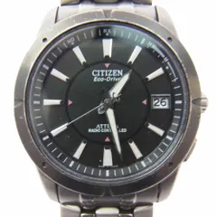 CITIZEN シチズン H110-T010156 ATTESA Eco-Drive アテッサ エコドライブ ソーラー 腕時計 シルバー系【中古】