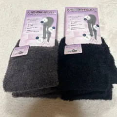 ワークマン　MEDIHEAL フリースレギンス グレー ブラック2色セット