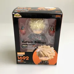 【中古美品】 ねんどろいど 僕のヒーローアカデミア THE MOVIE WORLD HEROES MISSION 爆豪勝己 ステルススーツVer. 【051-251205-zi-07-min】