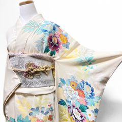≪即着用可能≫ 振袖 正絹 フルセット 160cm~170cmの方用【929