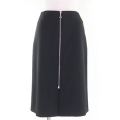 極美品△CHANEL シャネル P42361 ムートン 牛革 レザー使い フード付き