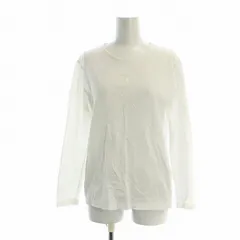 バーバリーズ Burberrys ヴィンテージ カットソー ロンT 長袖 チェック柄 ロゴ 刺繍 M 白 ホワイト ■GY11 /MQ