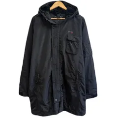 Schott ショット N3-B フライトジャケット ナイロンジャケット フーデッドジャケット フルジップ ポケット付き 黒 Lサイズ No.L583