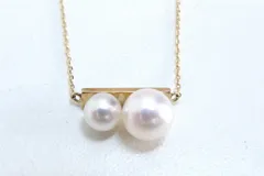 ヴァンドーム青山　 K18ダイヤモンド&パールネックレス【極美品】土日限定価格 ヴァンドーム青山 K18ダイヤモンド&パールネックレス【極美品】土日