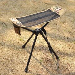 アウトドアチェア フットレスト 折り畳み 足置き コンパクト 1台2役 イス キャンプ アウトドア お釣り 登山 旅行 ピクニック 収納袋付き