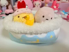 10cm 인형 장남 오리 목욕탕 장식