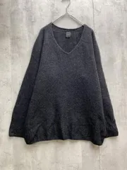 Spick & Span スピック＆スパン Vネックルーズ ニット 黒 ◆■レディース