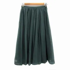ロッソ ROSSO アーバンリサーチ フレアスカート ロング丈 無地 F カーキ /YS31