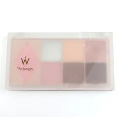ウォンジョンヨ W デイリームードアップパレット 01 ソフトモーブピンク 残半量以上 アイシャドウ コスメ レディース Wonjungyo 【中古】