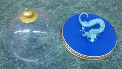 フィギュア　神龍 「一番くじ ドラゴンボール EX 雲の上の神殿」 MASTERELIVE COLLECTION D賞 神龍の模型フィギュア