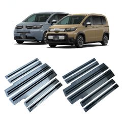 【送料無料】24年モデル 本田フリード / クロスター / GT系専用 ステンレス製 ドアステップカバー 迎賓踏板 ライン入りZX03今だけ特価