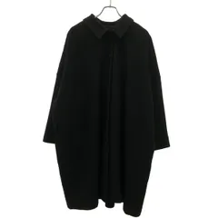 mizuiro ind ミズイロインド 24AW ウールブレンドオーバーサイズコート  ブラック