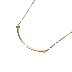 ティファニー TIFFANY＆CO Tスマイル ネックレス スモール K18YG ジュエリー